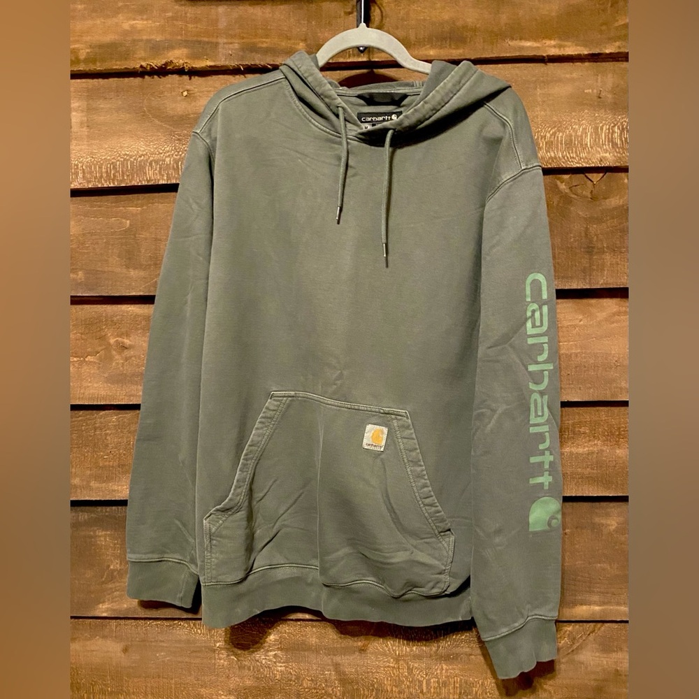 Carhartt Men's Green Hoodie